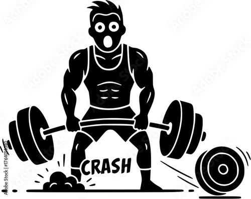 Weighlifting fail vectors 