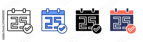 Save The Date icon sheet multiple style collection