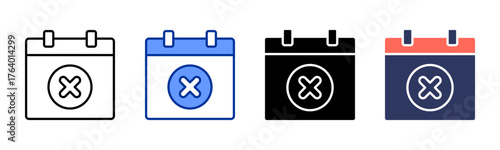 Unavailable icon sheet multiple style collection