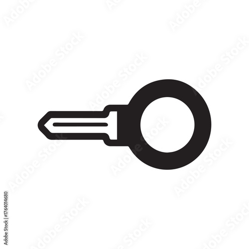 Key lock black icon security protection background design.
