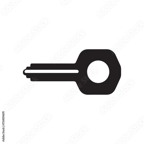 Key lock black icon security protection background design.