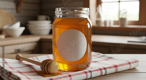 Jar of Honey Mockup