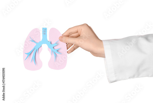 Female doctor's hand with p...