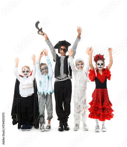 Group of children dressed f...