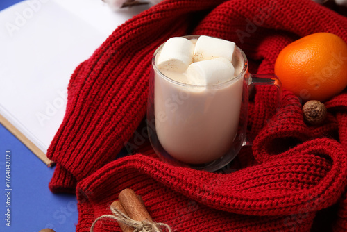 Cup of cocoa with marshmall...