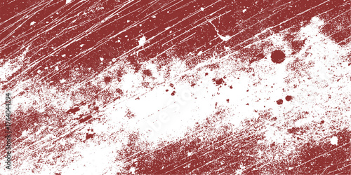  Red grunge brush rolled texture   grunge brush strokes oil paint on white background
