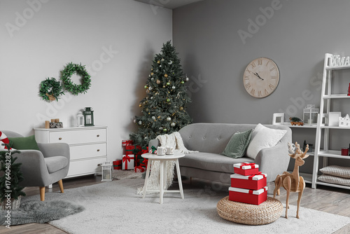 Interior of living room wit...