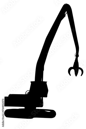 heavy-duty scrap handler excavator