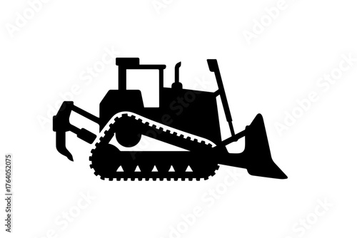 dozer with ripper attachment