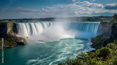 Majestic Waterfall Long Exposure, A Natural Wonder