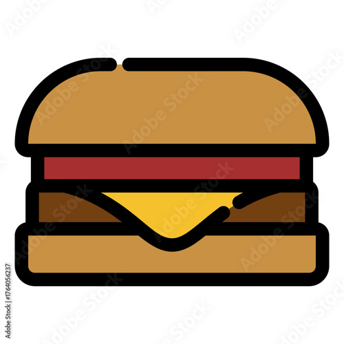 hamburger sandwich icon