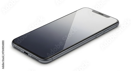 Smartphone Display A sleek, modern design with a gradient screen, ideal for digital content