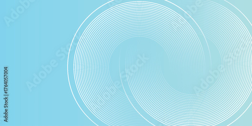 Blue gradient abstract background with modern circle line decoration. Minimalist background concept with dynamic circle effect style for covers, banners, wallpapers, and presentations, . VOL. 4