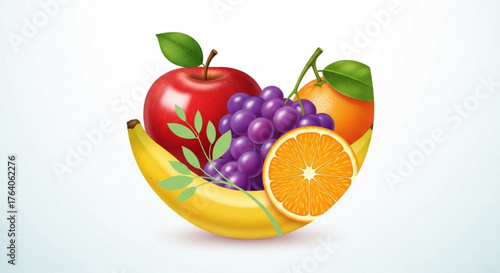 Fresh fruits healthy eating and lifestyle nutritious and delicious food natural and organic produce vitamin source