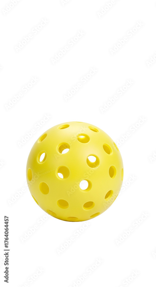 Fototapeta premium an yellow pickleball ball isolated PNG 