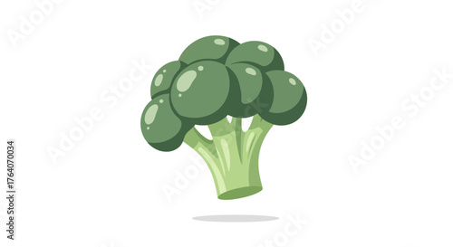 Fresh Green Broccoli Vegetable Healthy Food Ingredient.