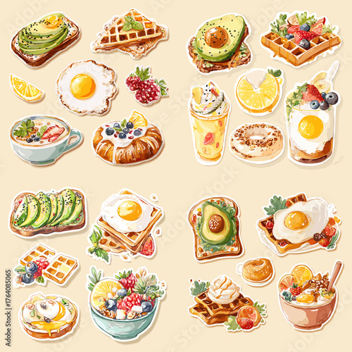 Watercolor illustration of traditional Javanese joglo houses with wooden architecture. Ideal for heritage, culture, tourism, and Indonesian design projects.