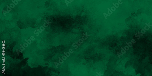 abstract cloud and vapor texture background. Black and Green smoke aquarelle smudge illustration smooth grungy smokey light green colors ink glow. green color powder explosion	
