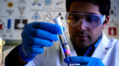  Scientist Examining Test Tube in Laboratory
