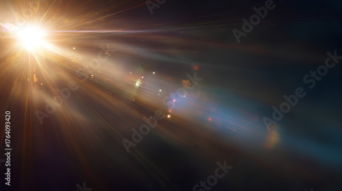 transparent sunlight special lens flare light effect. Stock royalty free image Stock Illustration