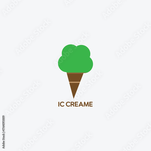 ic reame logo name vector icon, iconic ic creame logo design professional unique ic creame logo design 