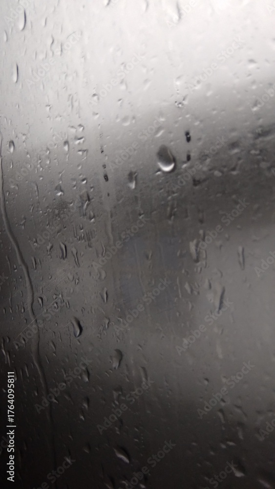 Fototapeta premium rain drops on window