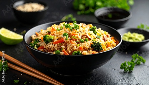 Chahan Or Yakimeshi, Japanese Dish Fried Rice.