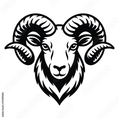 head of a ram