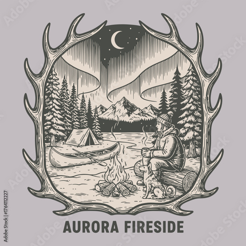 Antler Heritage Crest