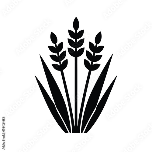 Pickerelweed Arrangement Icon Vector Illustration
