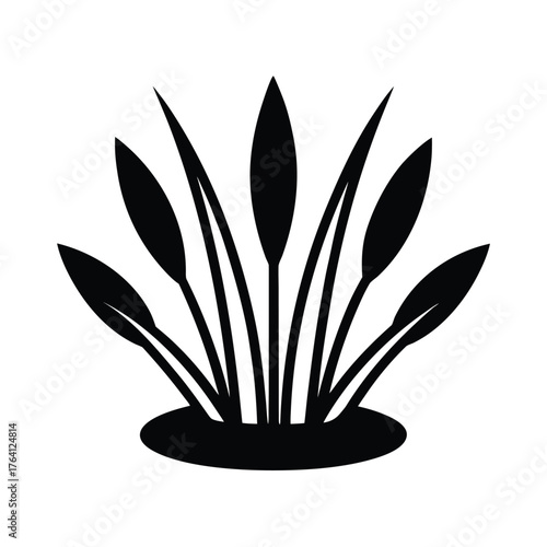 Pondweed Arrangement Icon Vector Illustration