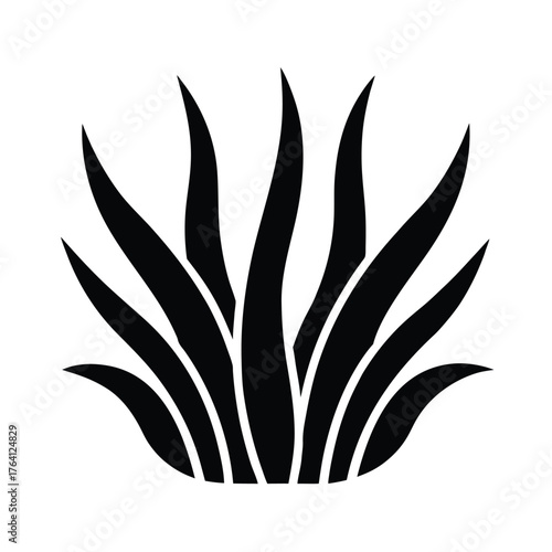 Eelgrass Arrangement Icon Vector Illustration