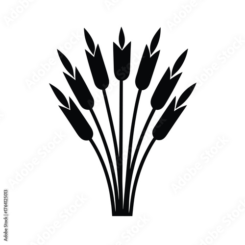 Reed Bouquet Icon Vector Illustration