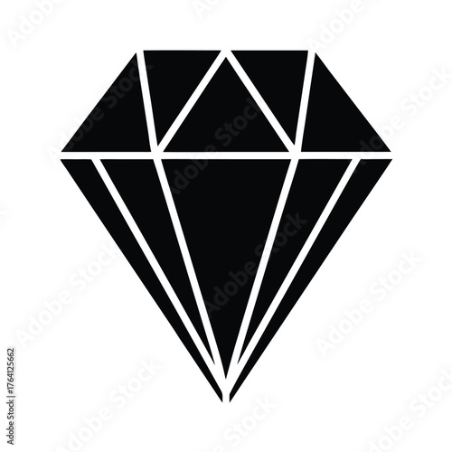 Emerald Jewel Icon Vector Illustration