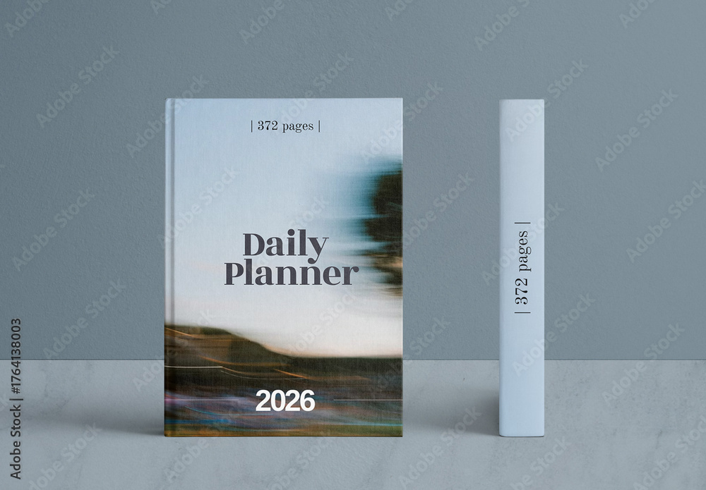 My Daily Planner 2026 Brochure Layout Stock Template | Adobe Stock