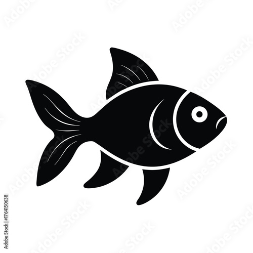 Goldfish Icon Vector Illustration
