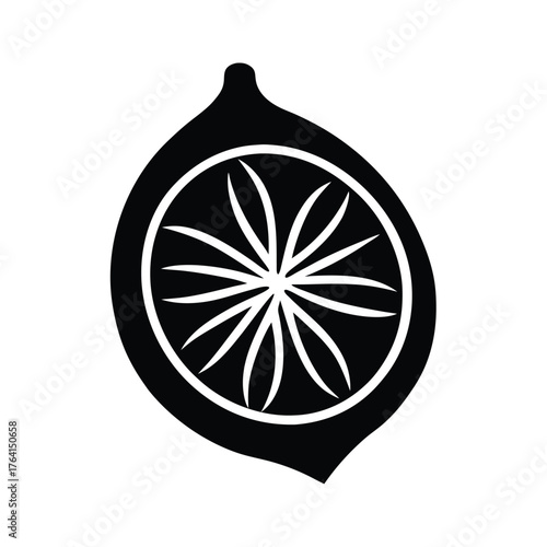 Sea Lemon Icon Vector Illustration
