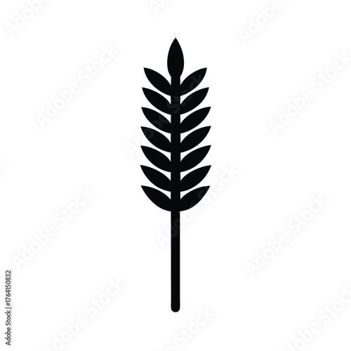 Horsetail Plant Icon Vector Illustration