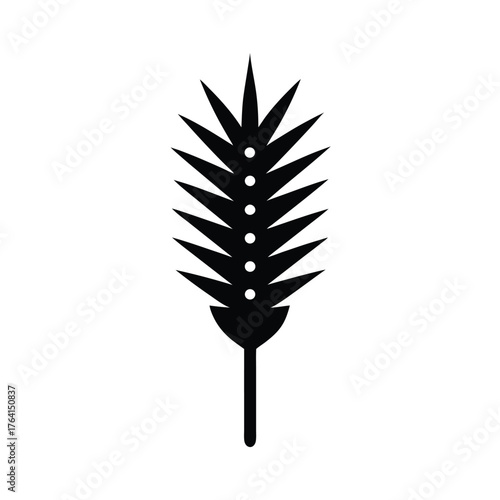 Spike Moss Icon Vector Illustration