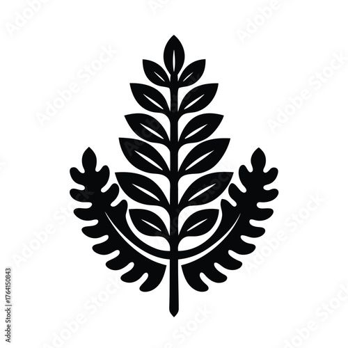 Selaginella Icon Vector Illustration