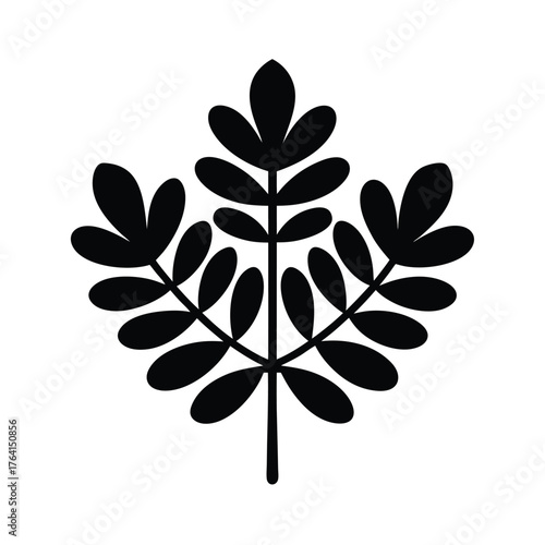 Marsilea Fern Icon Vector Illustration