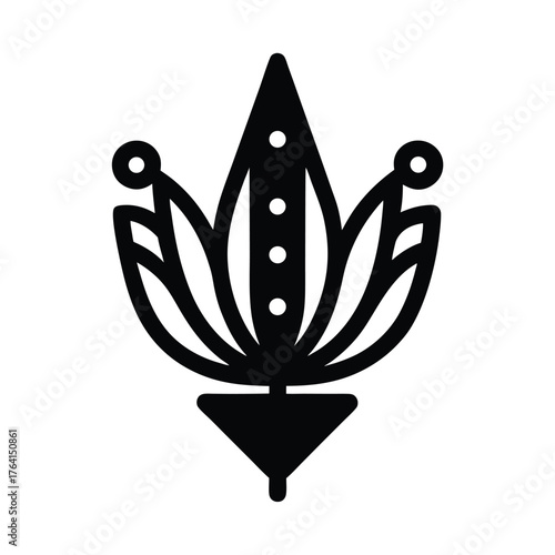 Isoetes Icon Vector Illustration