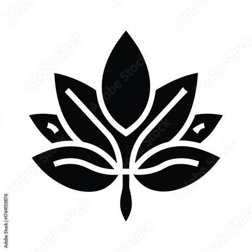 Water Hyacinth Icon Vector Illustration