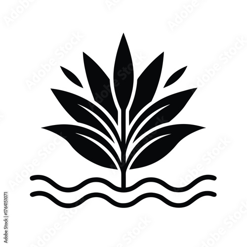 Pondweed Icon Vector Illustration