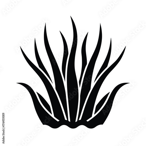 Eelgrass Icon Vector Illustration
