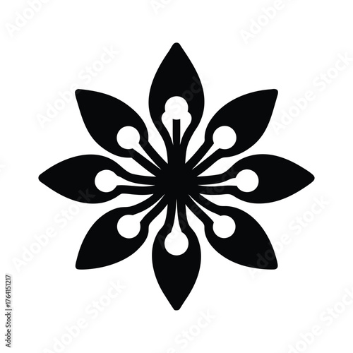 Water Crowfoot Icon Vector Illustration