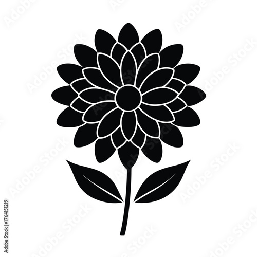 Water Marigold Icon Vector Illustration