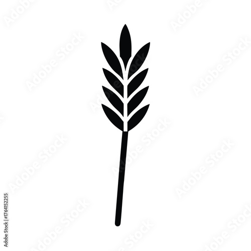 Reed Stem Icon Vector Illustration