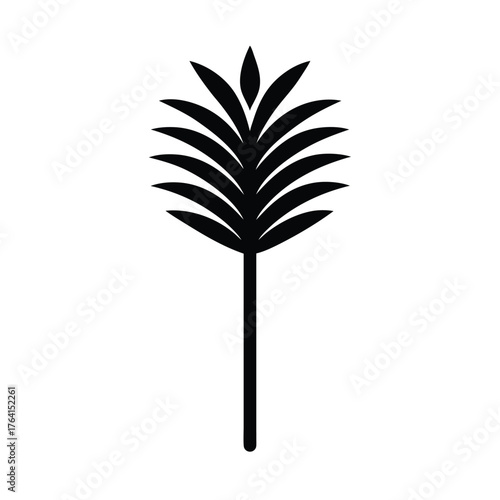 Papyrus Stem Icon Vector Illustration