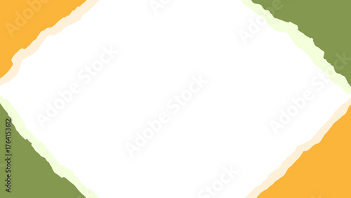 Abstract Ripped Paper Edge Frame Background